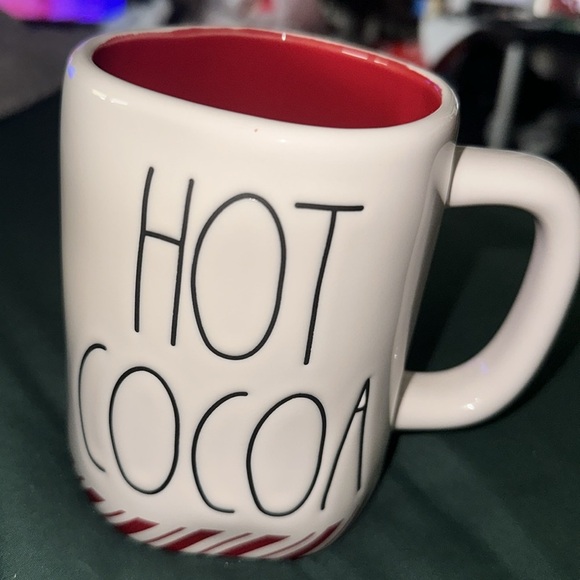 Rae Dunn hot cocoa Peppermint lined mug - Picture 4 of 4